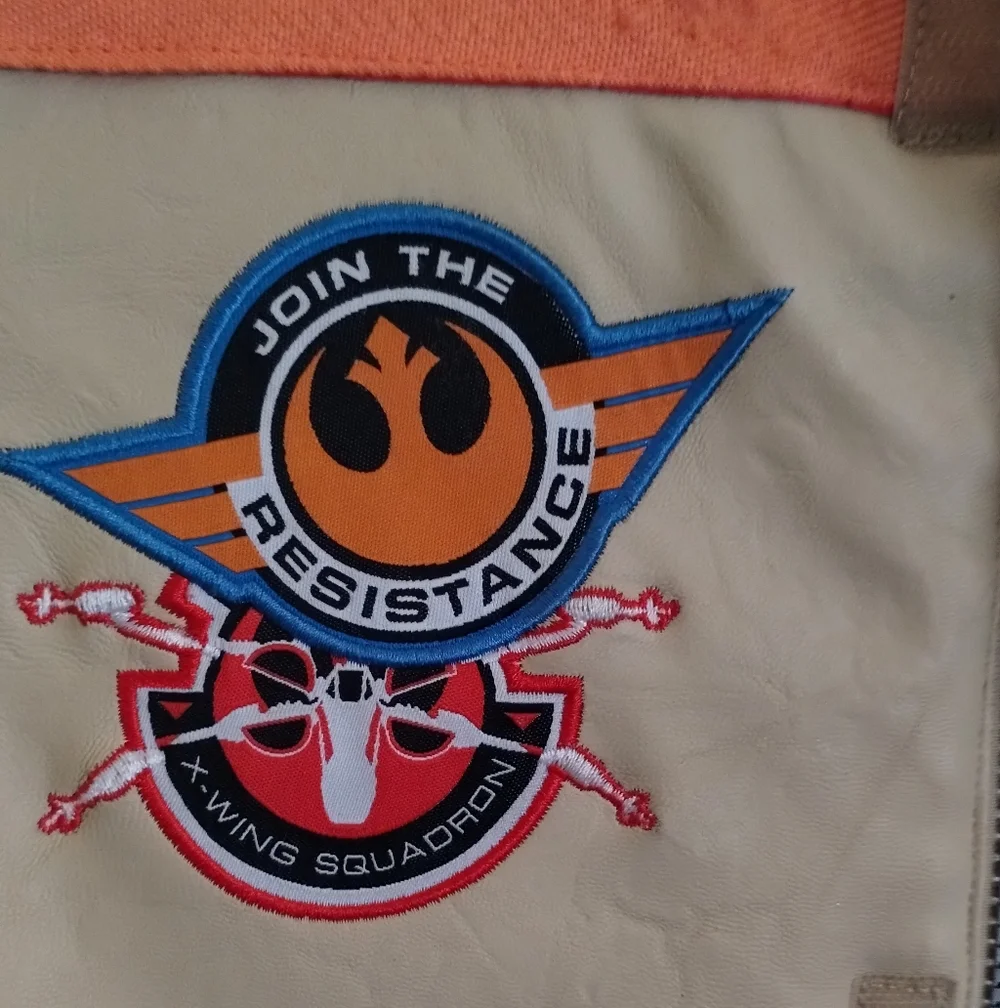 Disney Store Star Wars Youth Faux Leather Finn Pilot Jacket (A1)